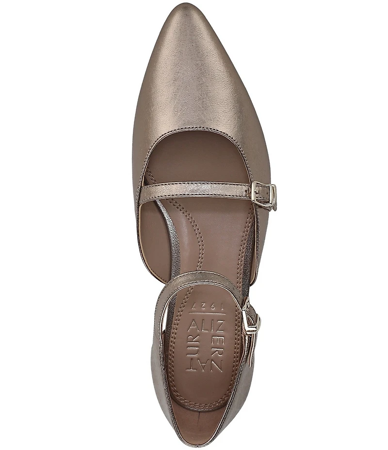 Naturalizer Harmony Leather Mary Jane Flats