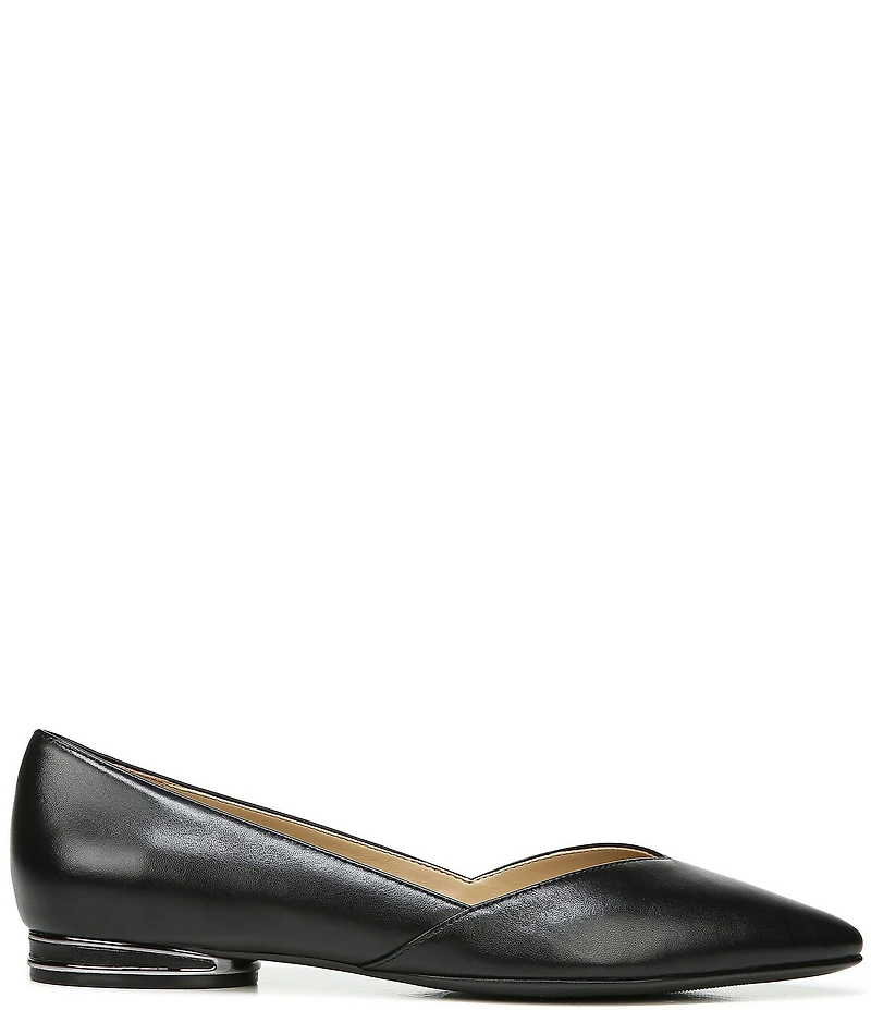 Naturalizer Havana Leather Pointed Toe Dress Flats