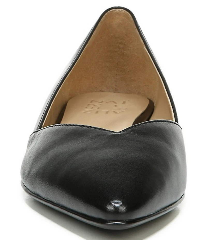 Naturalizer Havana Leather Pointed Toe Dress Flats