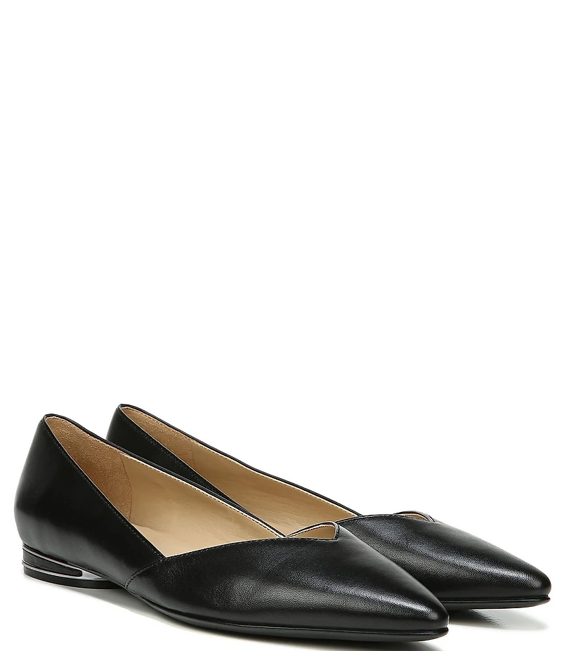 Naturalizer Havana Leather Pointed Toe Dress Flats
