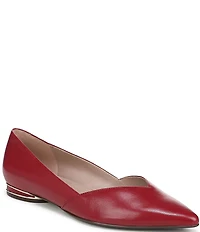 Naturalizer Havana Leather Pointed Toe Ballet Flats