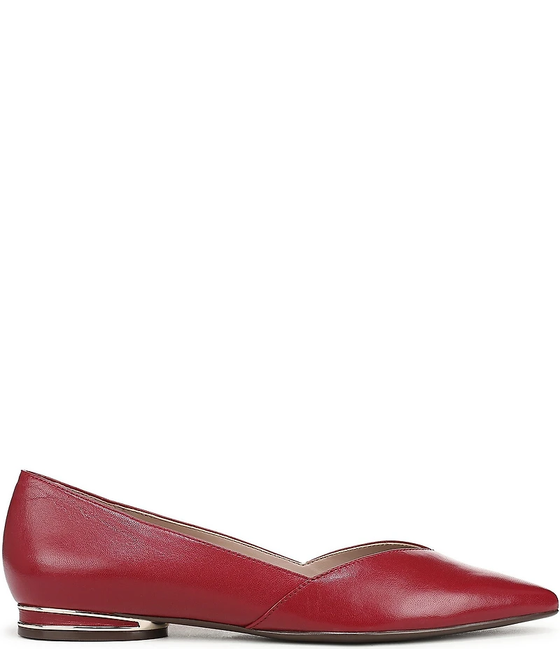 Naturalizer Havana Leather Pointed Toe Ballet Flats