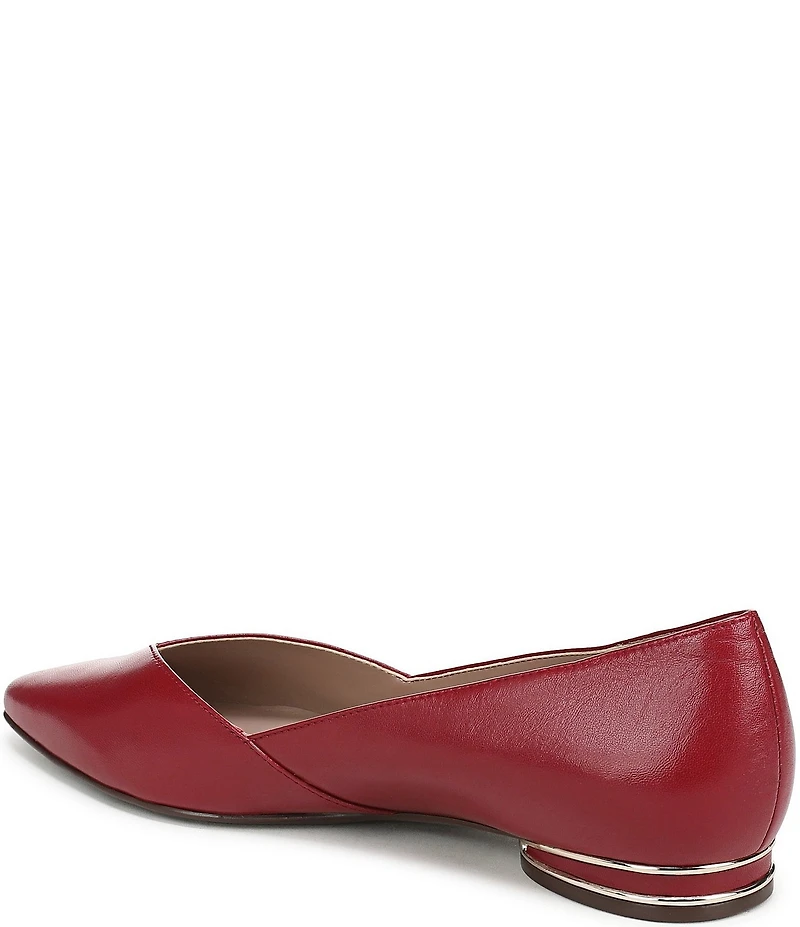 Naturalizer Havana Leather Pointed Toe Ballet Flats