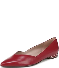 Naturalizer Havana Leather Pointed Toe Ballet Flats
