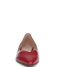 Naturalizer Havana Leather Pointed Toe Ballet Flats