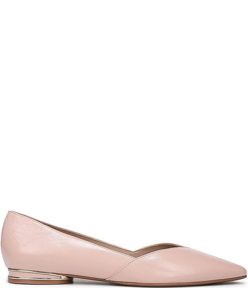 Naturalizer Havana Leather Pointed Toe Dress Flats