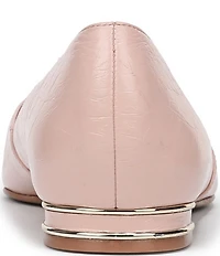 Naturalizer Havana Leather Pointed Toe Dress Flats