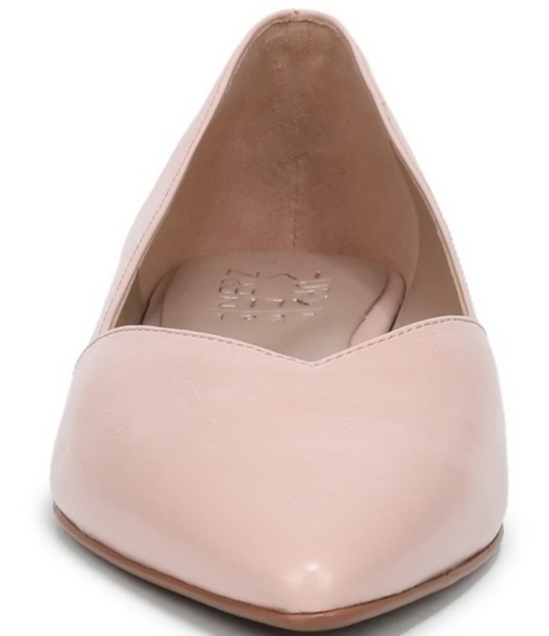 Naturalizer Havana Leather Pointed Toe Dress Flats