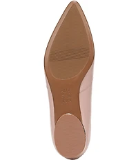 Naturalizer Havana Leather Pointed Toe Dress Flats