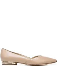 Naturalizer Havana Leather Pointed Toe Dress Flats
