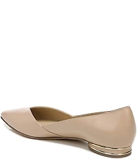 Naturalizer Havana Leather Pointed Toe Dress Flats