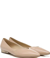 Naturalizer Havana Leather Pointed Toe Dress Flats