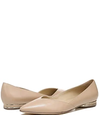 Naturalizer Havana Leather Pointed Toe Dress Flats
