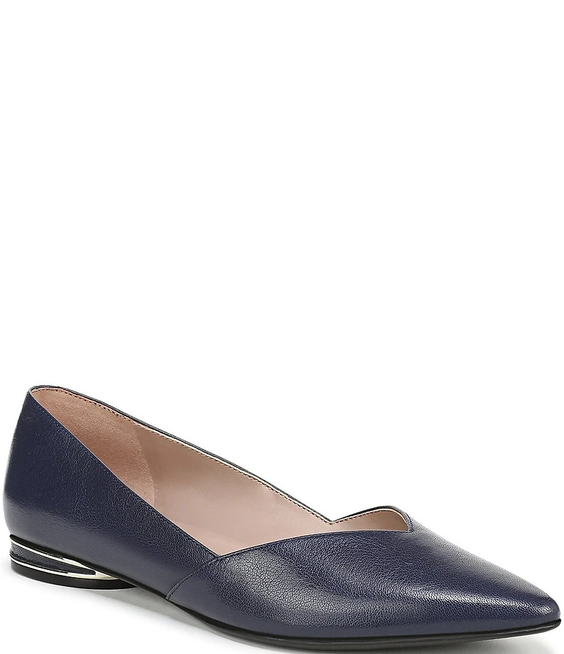 Naturalizer Havana Leather Pointed Toe Dress Flats