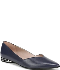 Naturalizer Havana Leather Pointed Toe Dress Flats