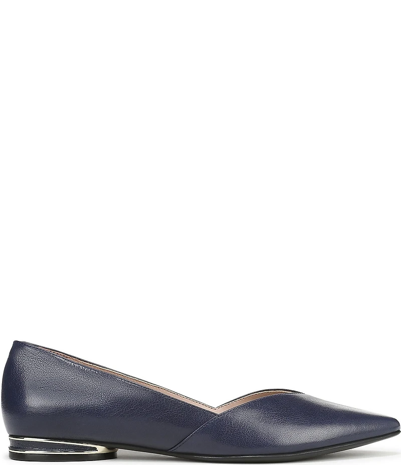 Naturalizer Havana Leather Pointed Toe Dress Flats