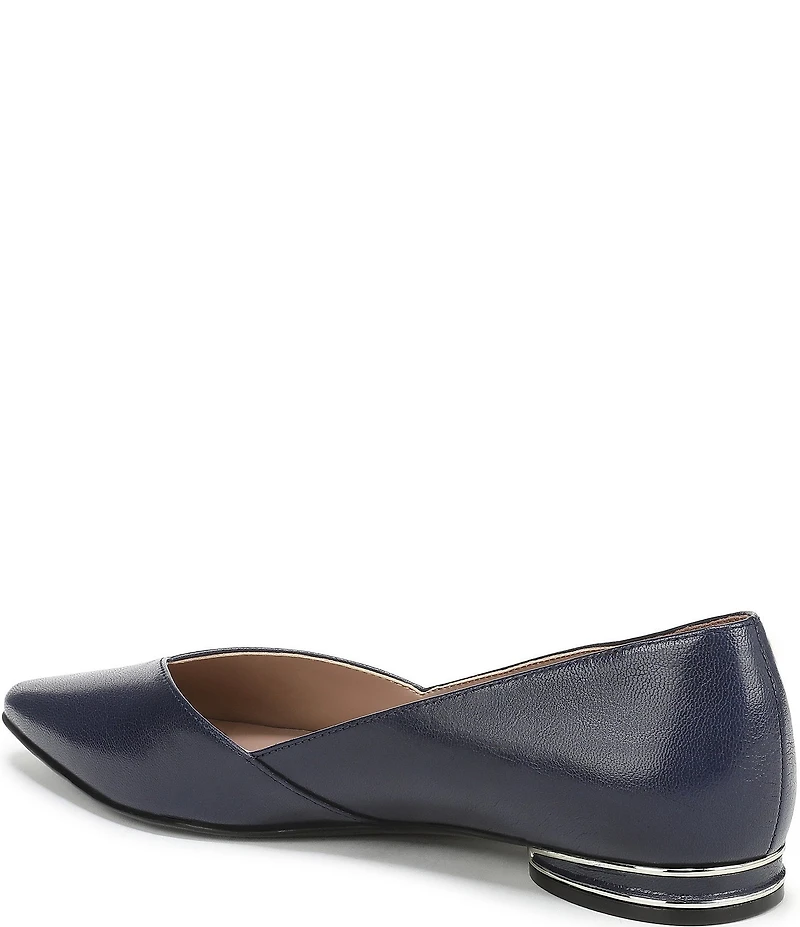 Naturalizer Havana Leather Pointed Toe Dress Flats