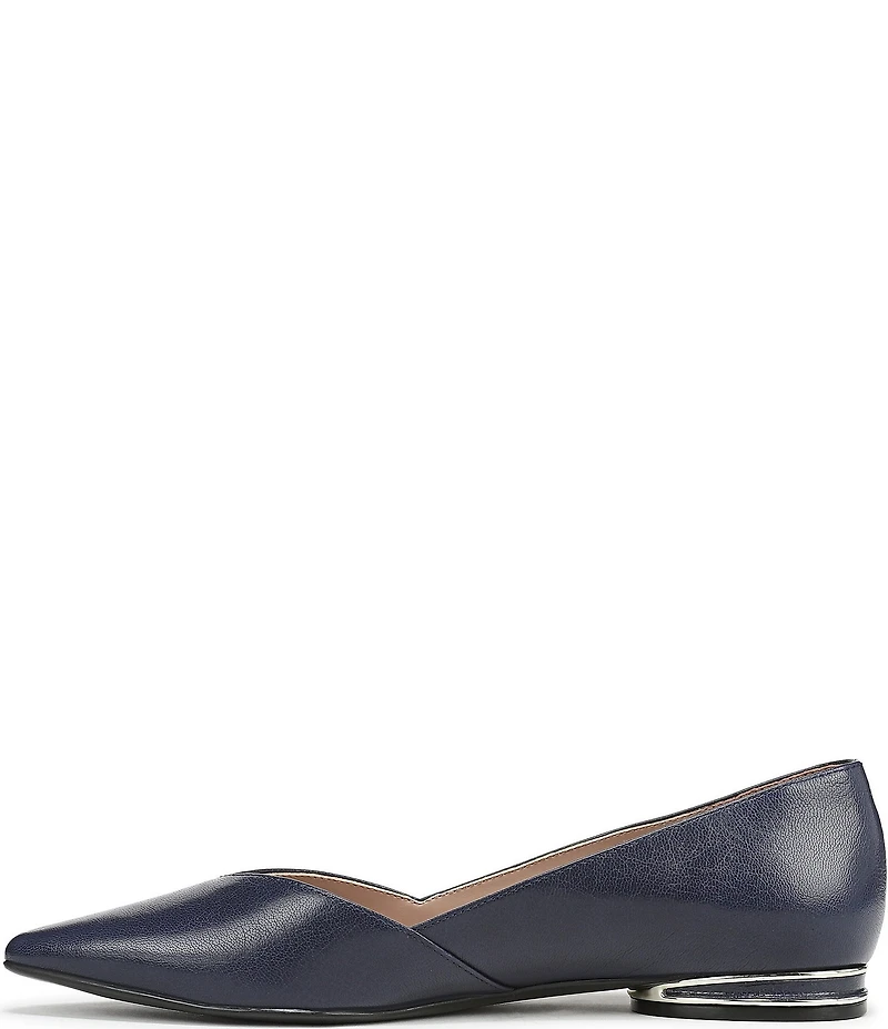 Naturalizer Havana Leather Pointed Toe Dress Flats