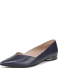 Naturalizer Havana Leather Pointed Toe Dress Flats