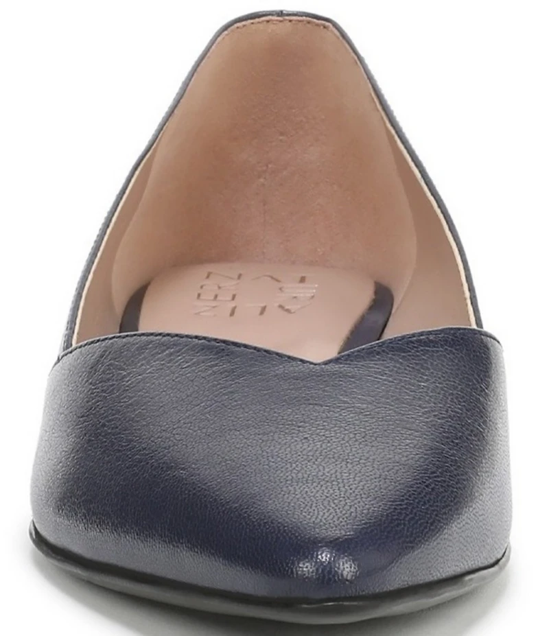 Naturalizer Havana Leather Pointed Toe Dress Flats