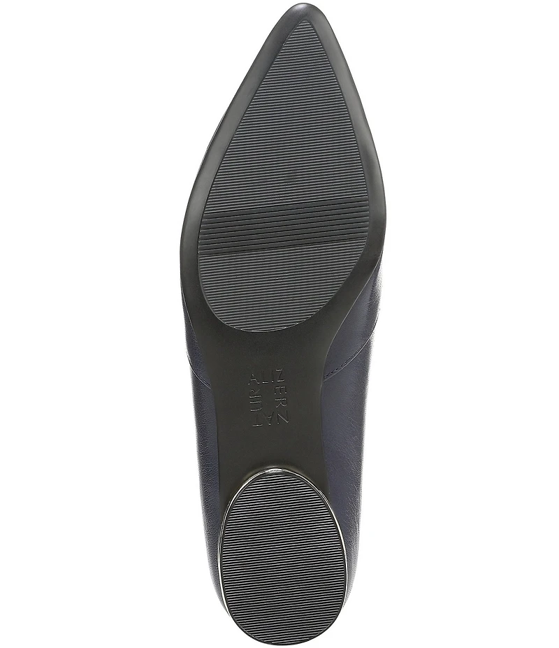 Naturalizer Havana Leather Pointed Toe Dress Flats