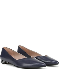 Naturalizer Havana Leather Pointed Toe Dress Flats