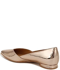 Naturalizer Havana Patent Mirror Metallic Pointed Toe Dress Flats