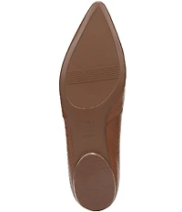 Naturalizer Havana Snake Embossed Leather Pointed Toe Dress Flats