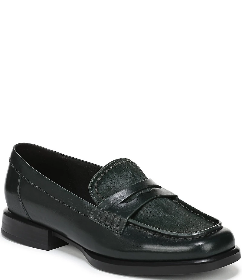 Naturalizer 27 EDIT Haven Leather and Calf Hair Penny Loafers