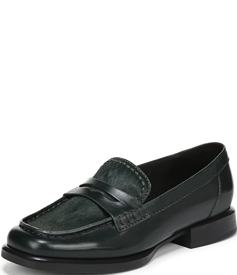 Naturalizer 27 EDIT Haven Leather and Calf Hair Penny Loafers