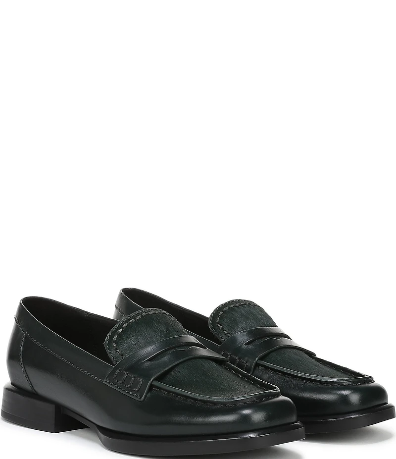 Naturalizer 27 EDIT Haven Leather and Calf Hair Penny Loafers