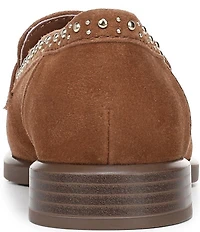 Naturalizer Haven Studded Suede Penny Loafers