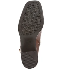 Naturalizer Icy Leather Buckle Hardware Strap Ankle Booties