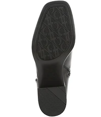 Naturalizer Icy Leather Buckle Hardware Strap Ankle Booties