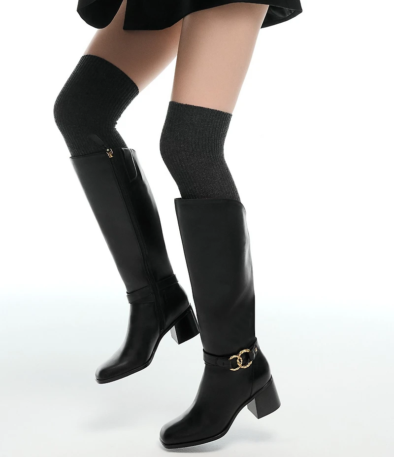 Naturalizer Isabeau Leather Knee High Boots