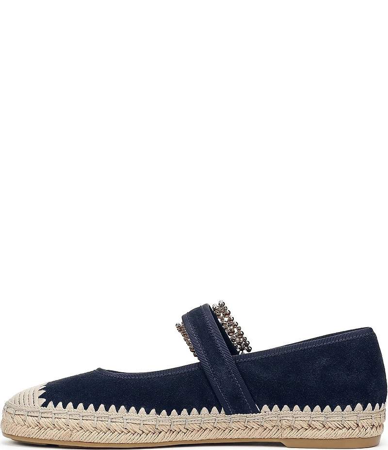Naturalizer Java Suede Mary Jane Espadrille Flats