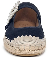 Naturalizer Java Suede Mary Jane Espadrille Flats