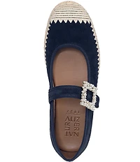 Naturalizer Java Suede Mary Jane Espadrille Flats