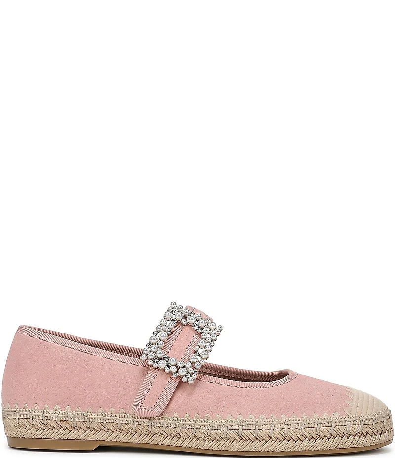 Naturalizer Java Suede Mary Jane Espadrille Flats