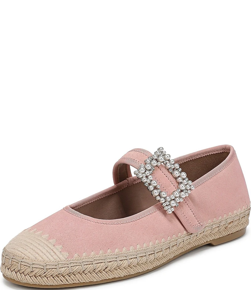 Naturalizer Java Suede Mary Jane Espadrille Flats