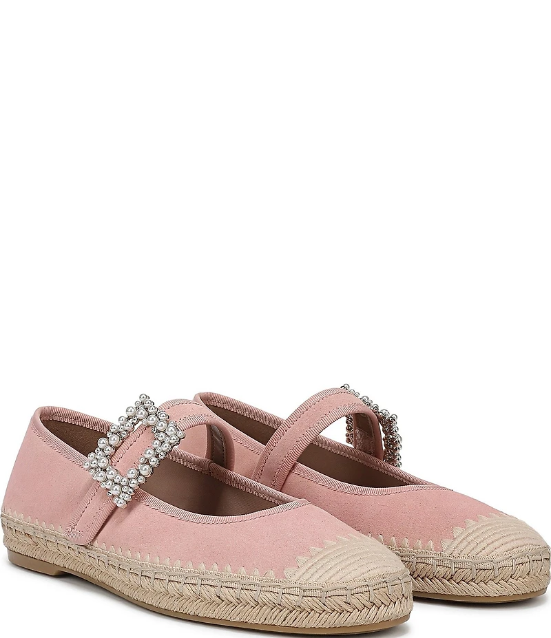 Naturalizer Java Suede Mary Jane Espadrille Flats