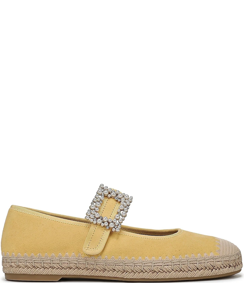 Naturalizer Java Suede Mary Jane Espadrille Flats