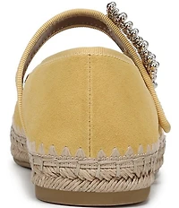 Naturalizer Java Suede Mary Jane Espadrille Flats