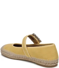 Naturalizer Java Suede Mary Jane Espadrille Flats