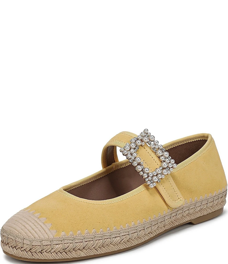 Naturalizer Java Suede Mary Jane Espadrille Flats