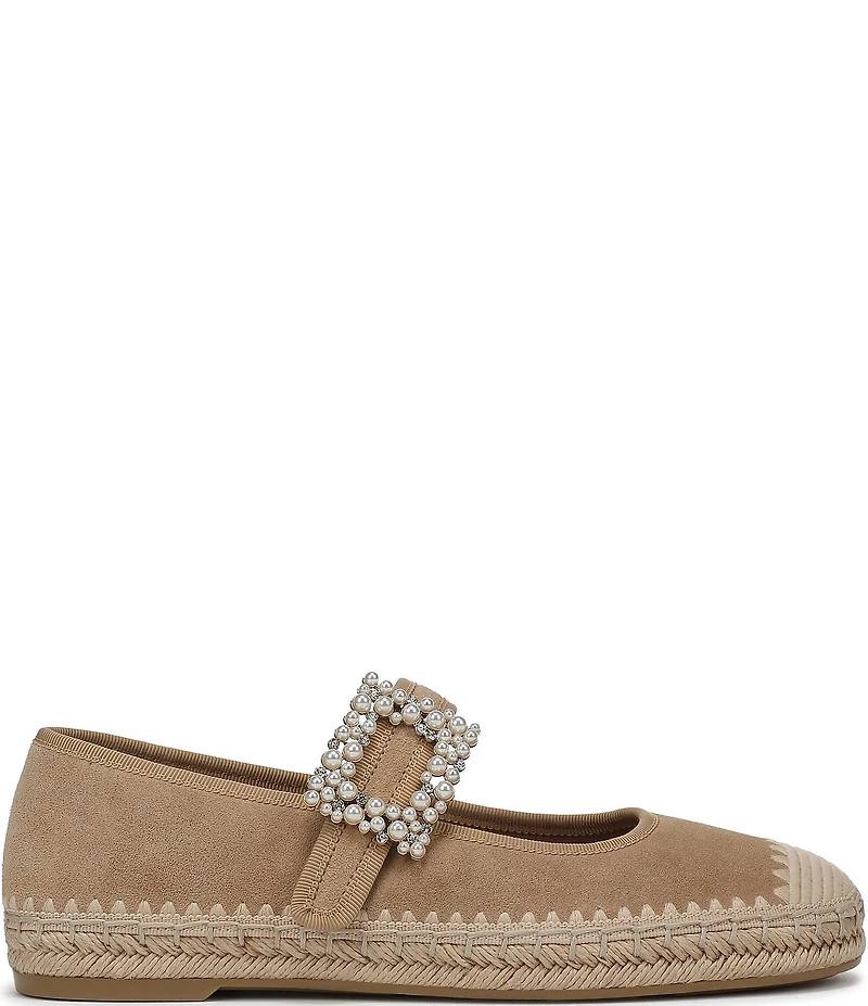 Naturalizer Java Suede Mary Jane Espadrille Flats