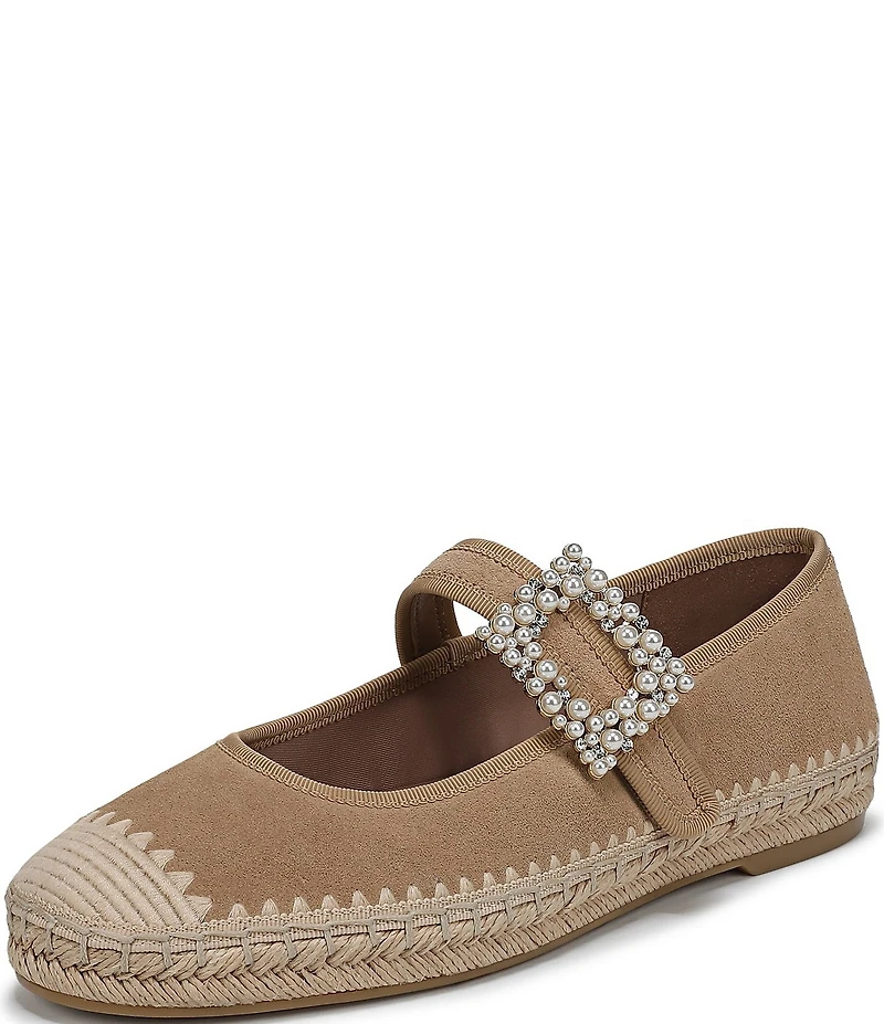 Naturalizer Java Suede Mary Jane Espadrille Flats