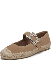 Naturalizer Java Suede Mary Jane Espadrille Flats