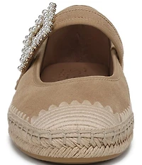 Naturalizer Java Suede Mary Jane Espadrille Flats