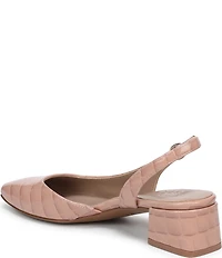 Naturalizer Jayla Croco Embossed Patent Leather d'Orsay Slingback Pumps